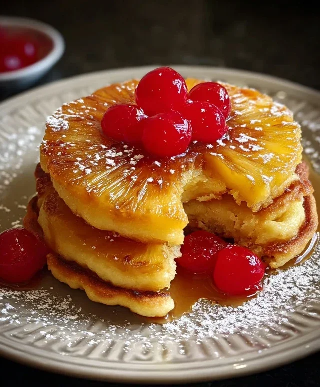 Pineapple Upside-Down Pancakes