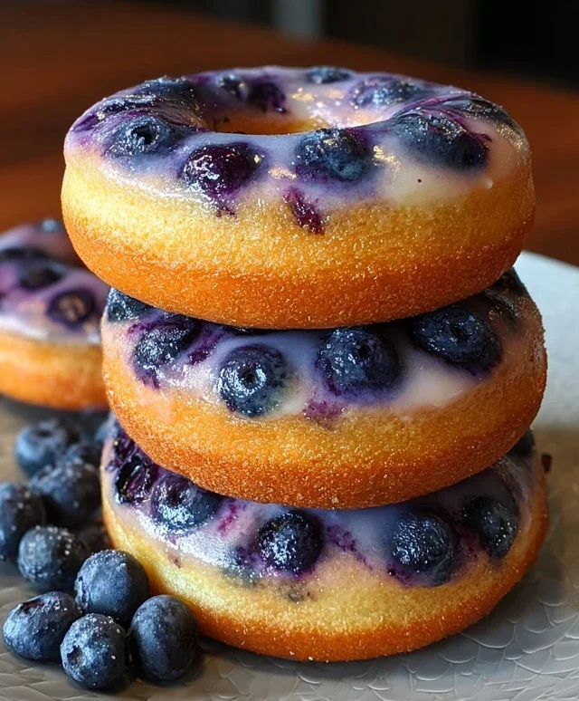 Keto Blueberry Donuts