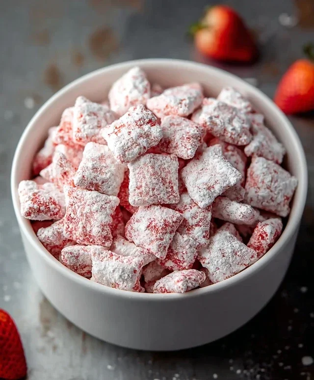 Strawberry Shortcake Puppy Chow
