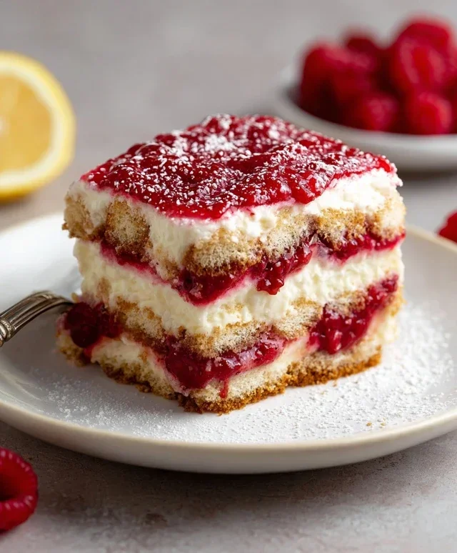 Raspberry Tiramisu