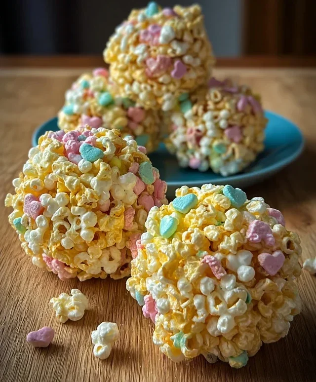 Easter Popcorn Balls