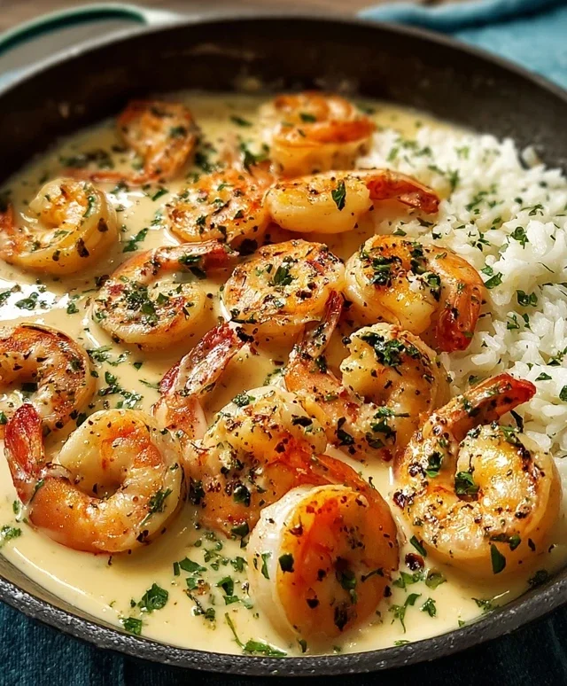 Creamy Garlic Shrimp