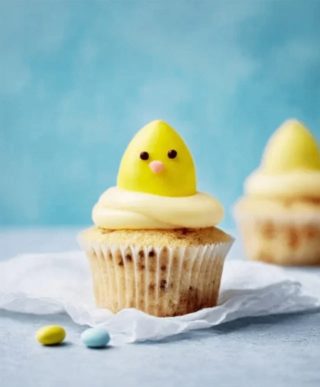Easter Chick Cupcakes