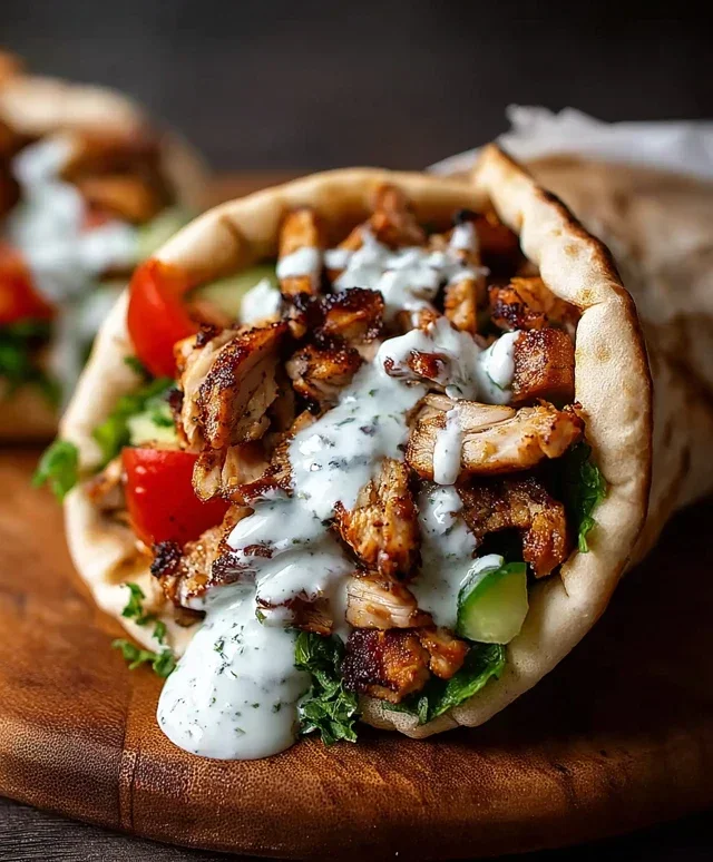 Chicken Shawarma with Garlic Sauce Recipe (Easy & Delicious)