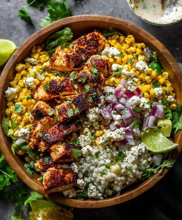 Tasty Street Corn Chicken Bowl