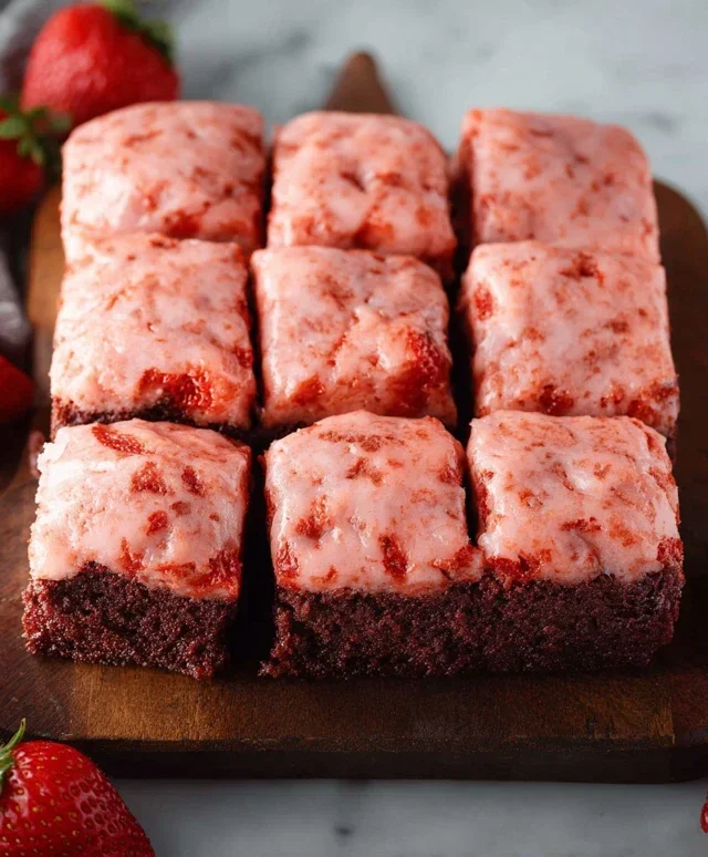 Strawberry Brownies