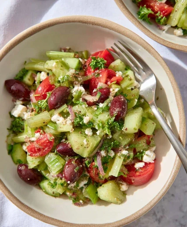 Mediterranean Celery Salad