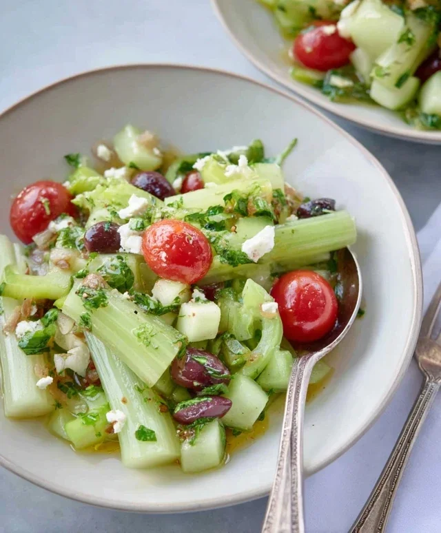 Mediterranean Celery Salad