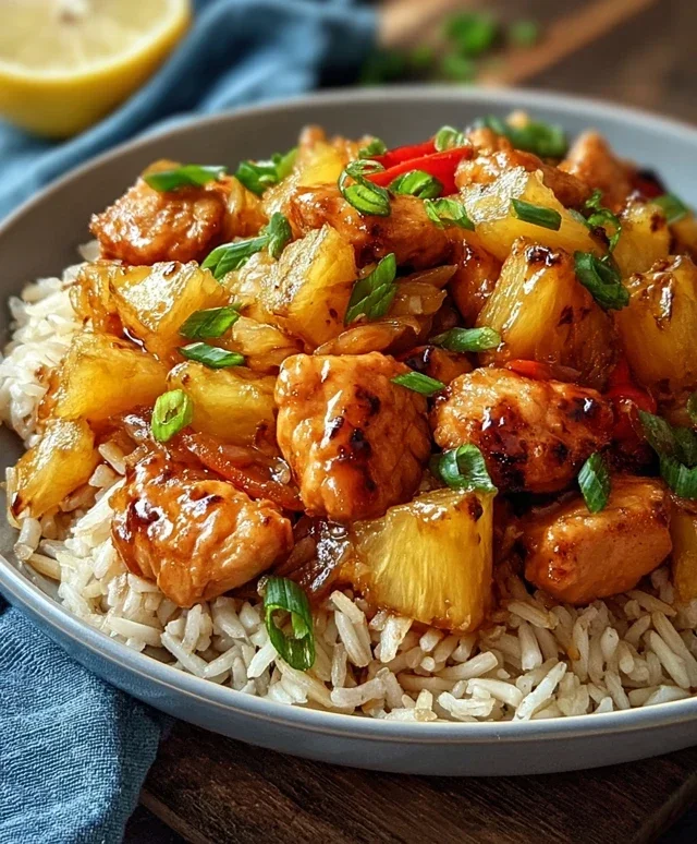Pineapple Chicken and Rice