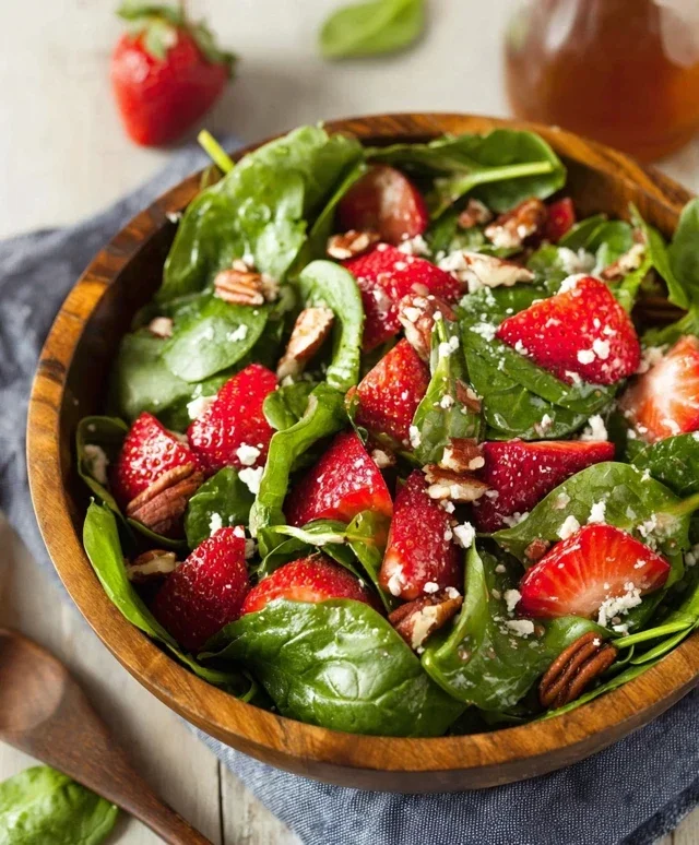 Spinach Strawberry Salad