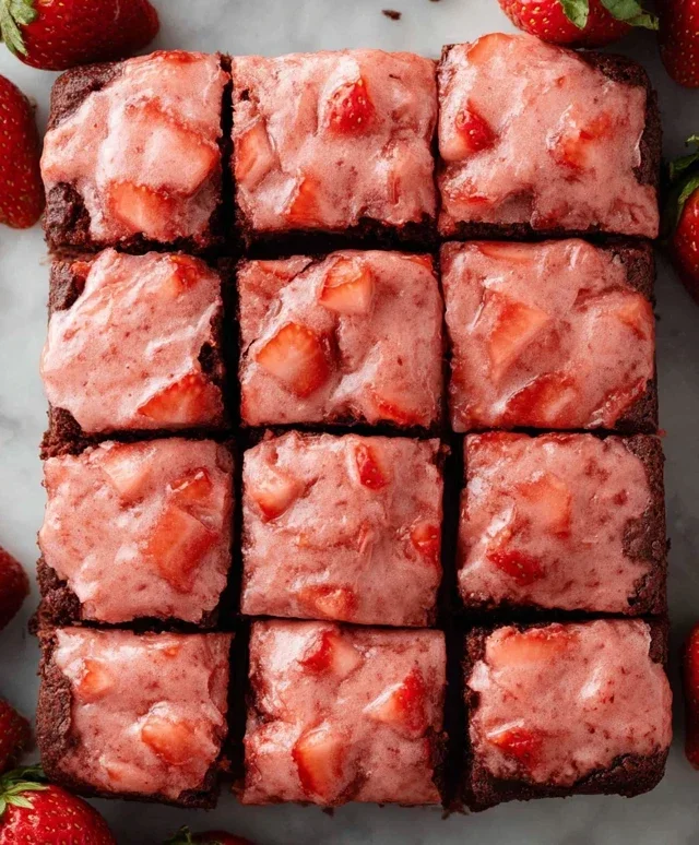Strawberry Brownies