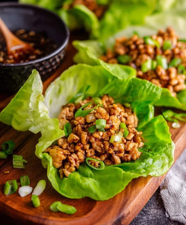 Chicken Lettuce Wraps (PF Chang's Copycat)