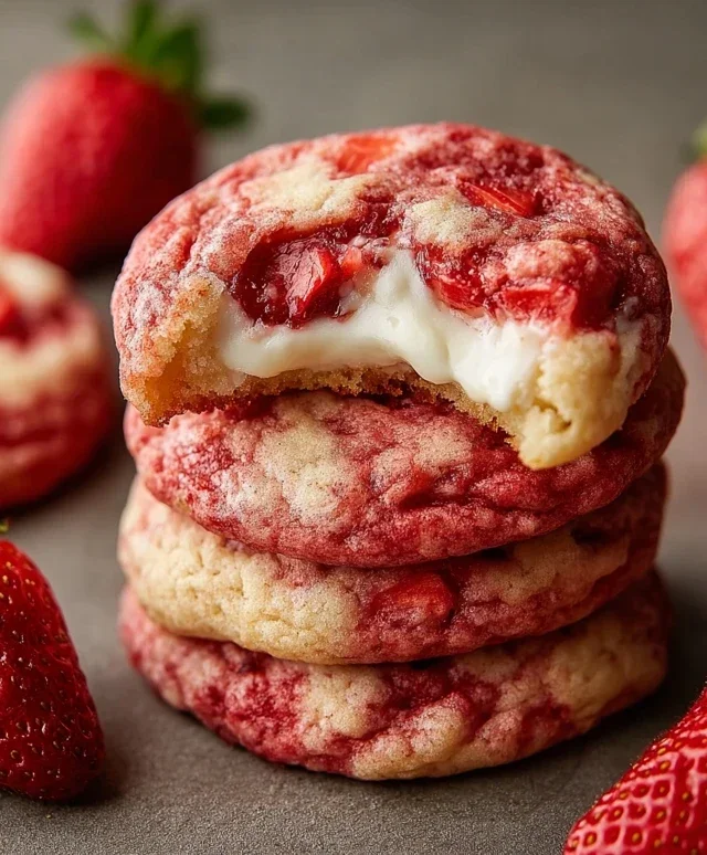 Strawberry Cheesecake Cookie