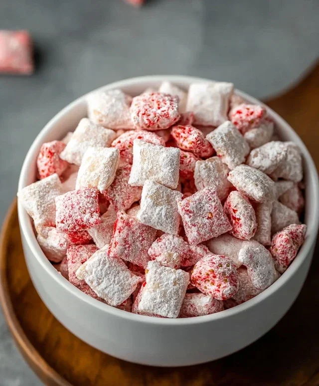 Strawberry Shortcake Puppy Chow