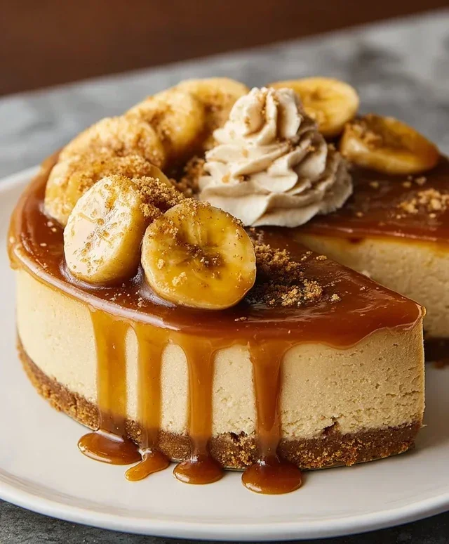 Bananas Foster Cheesecake