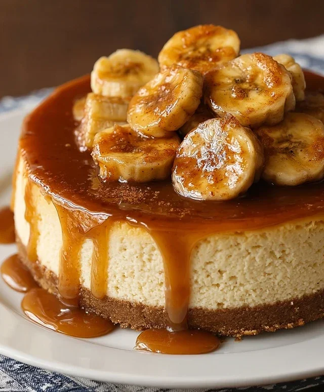 Bananas Foster Cheesecake