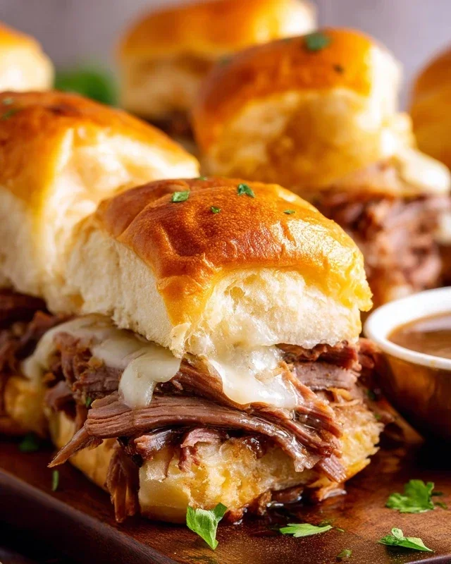 Easy French Dip Sliders Recipe