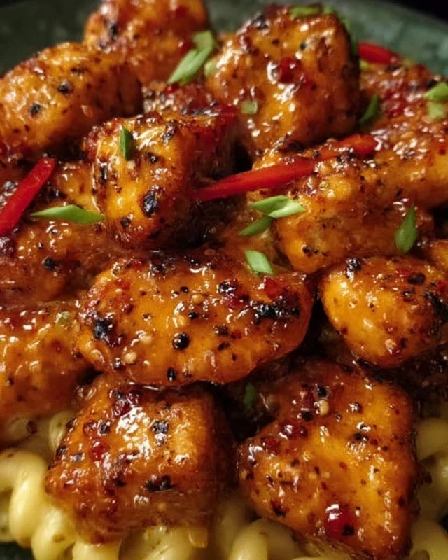 Sweet and Spicy Honey Pepper Chicken