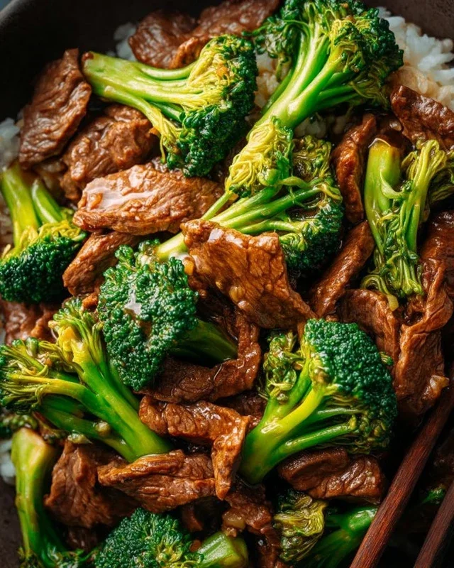 Chinese Beef and Broccoli (牛肉炒西兰花)