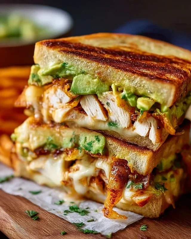 Chicken Avocado Melt Sandwich
