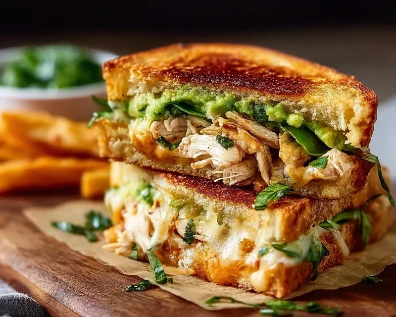 Chicken Avocado Melt Sandwich