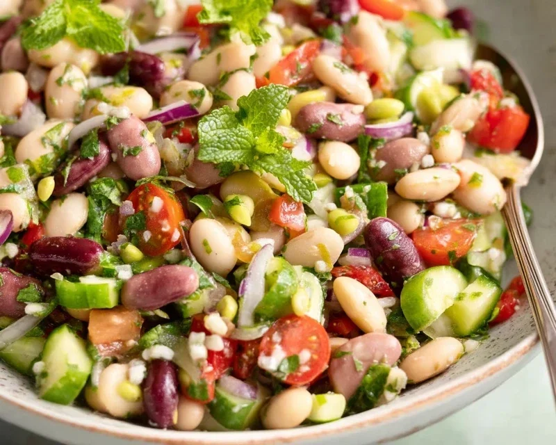 Mediterranean Bean Salad