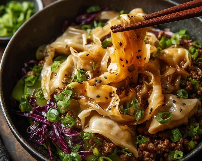Potsticker Noodle Bowl