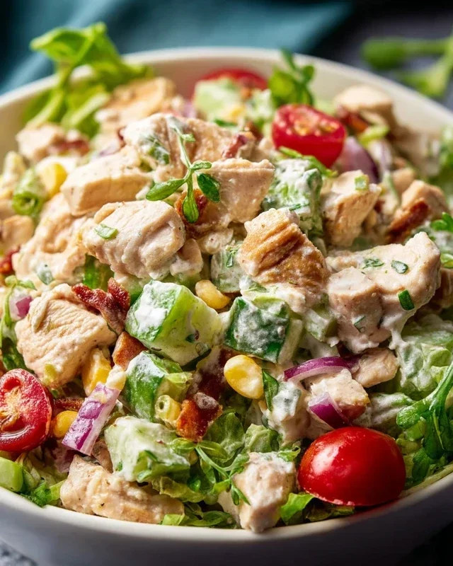 Healthy Ranch Chicken Salad