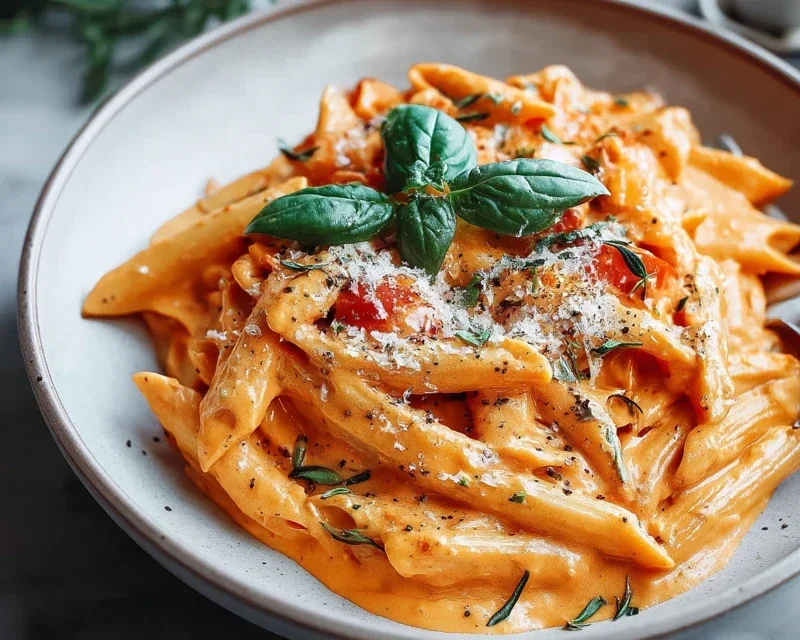 Easy One Pot Creamy Tomato Pasta