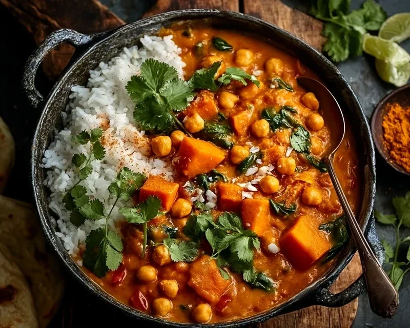 Sweet Potato and Chickpea Curry