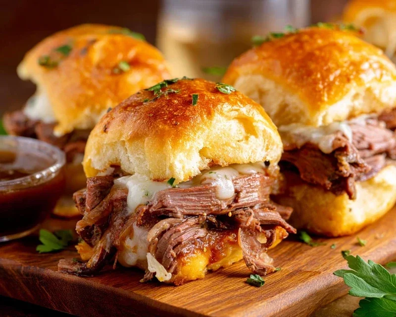 Easy French Dip Sliders Recipe