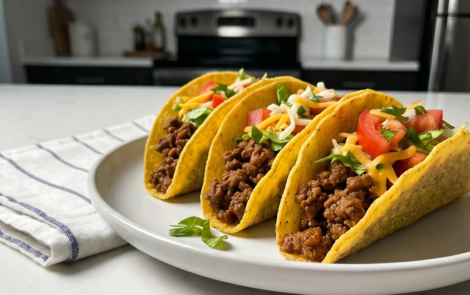 Crispy Ground Beef Tacos