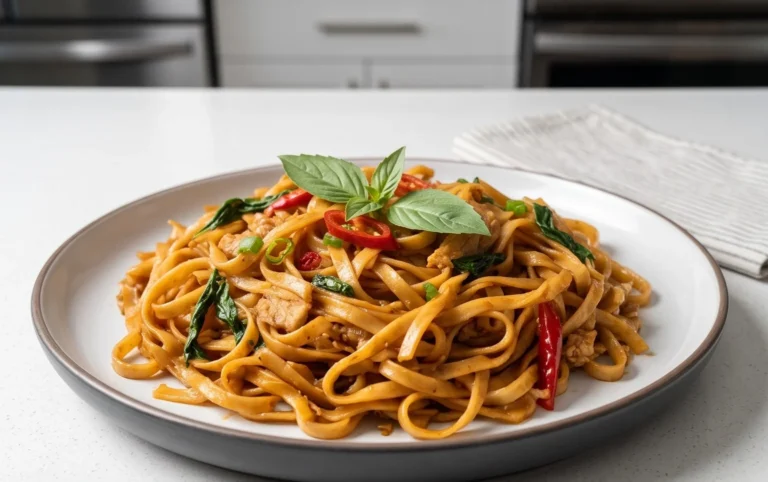 Drunken noodles