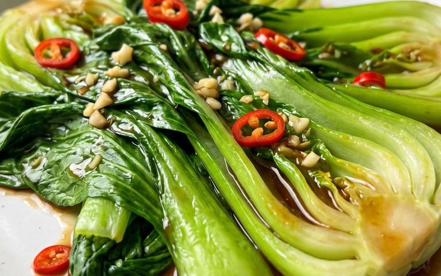 Bok Choy with Oyster Sauce