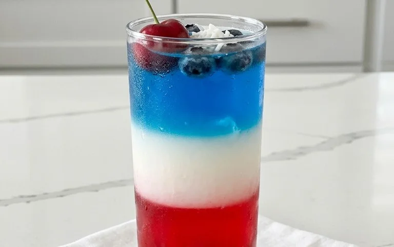 July 4th Layered Drinks Recipe