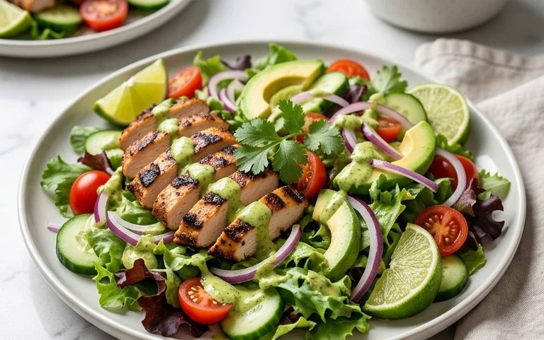 Peruvian Grilled Chicken Salad