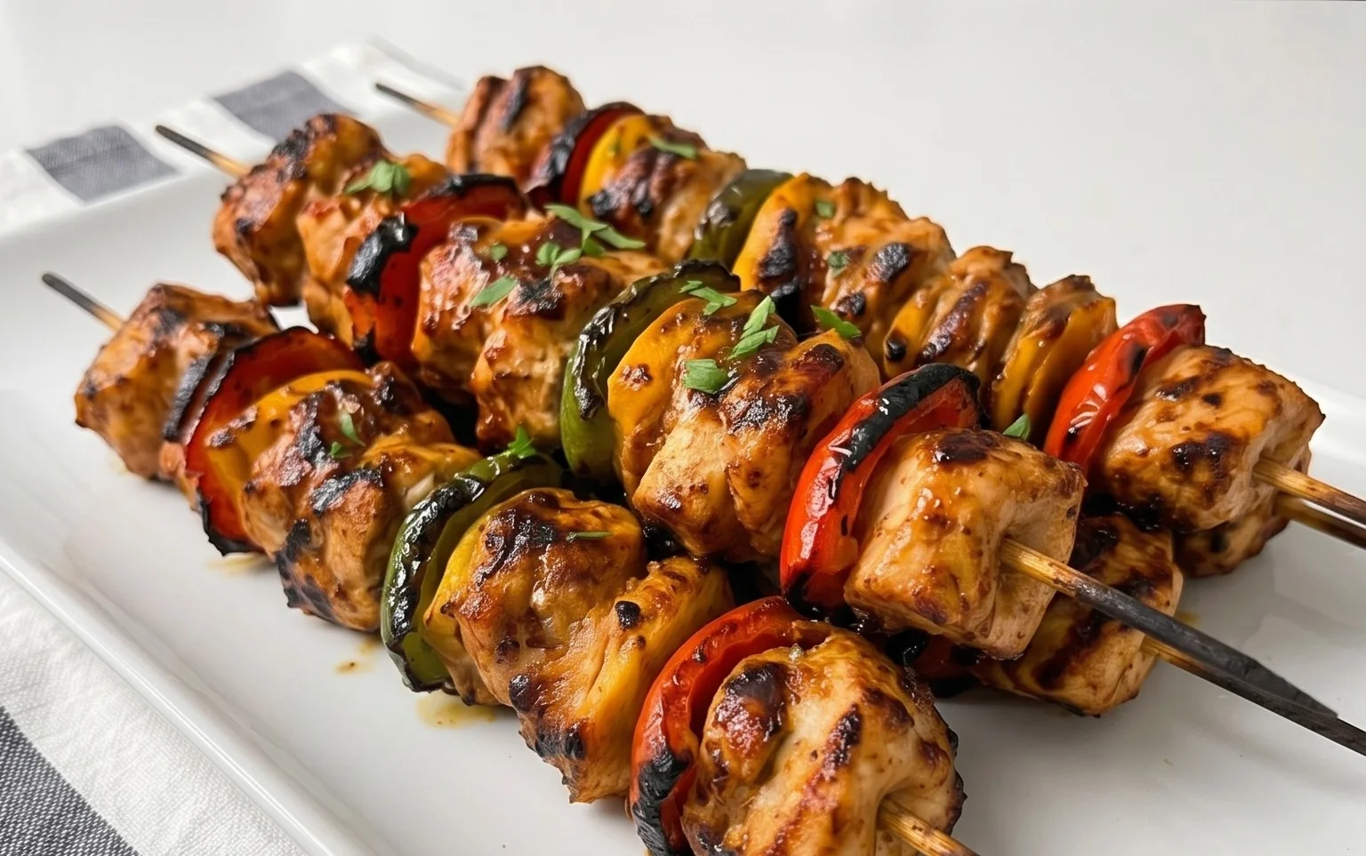 Mexican Barbecue Chicken Skewers