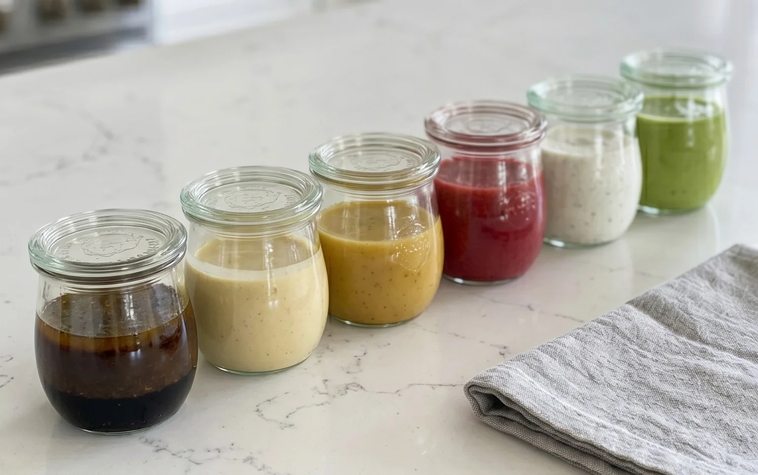 Six Healthy Salad Dressing Recipes