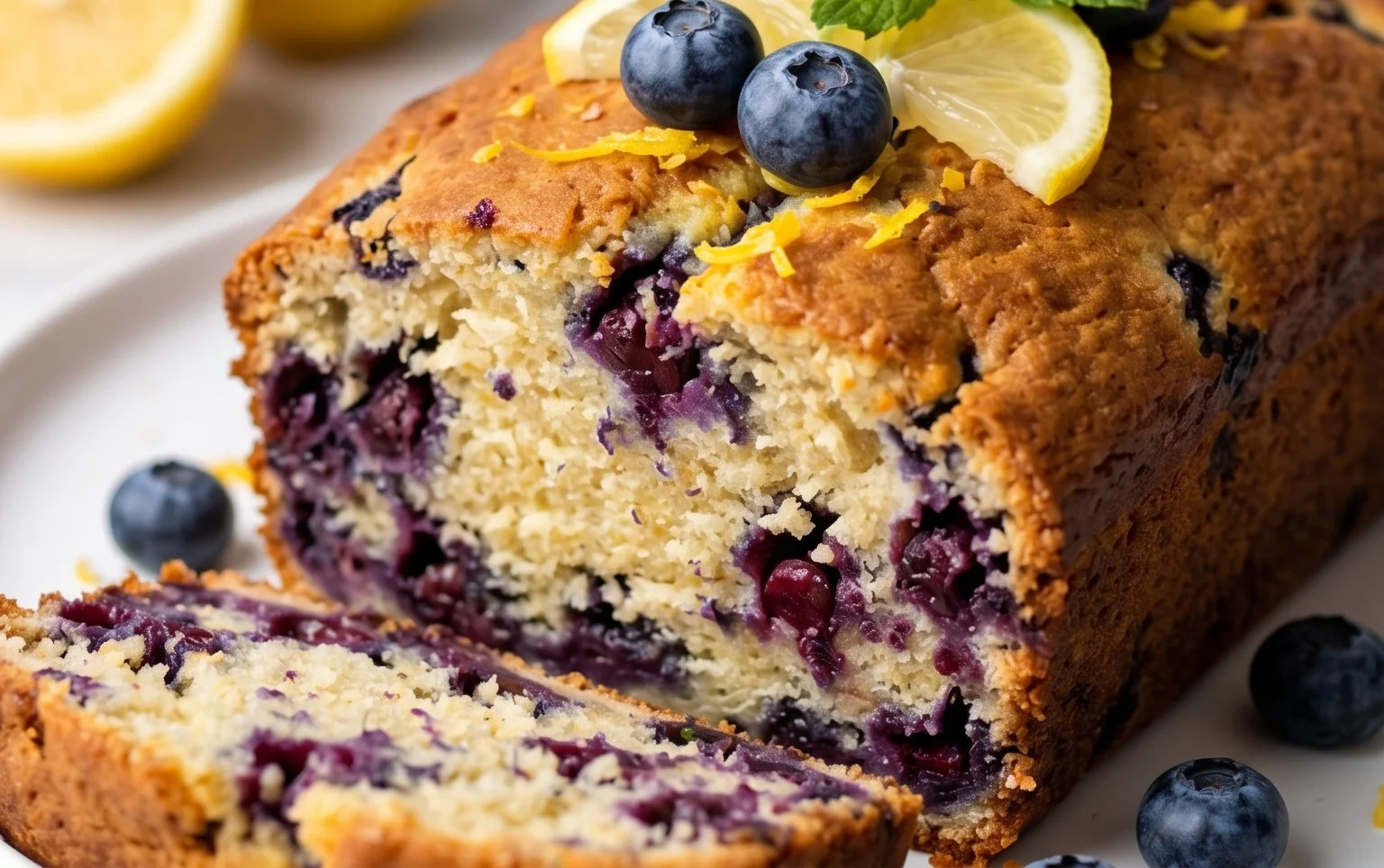 Blueberry and Lemon Loaf