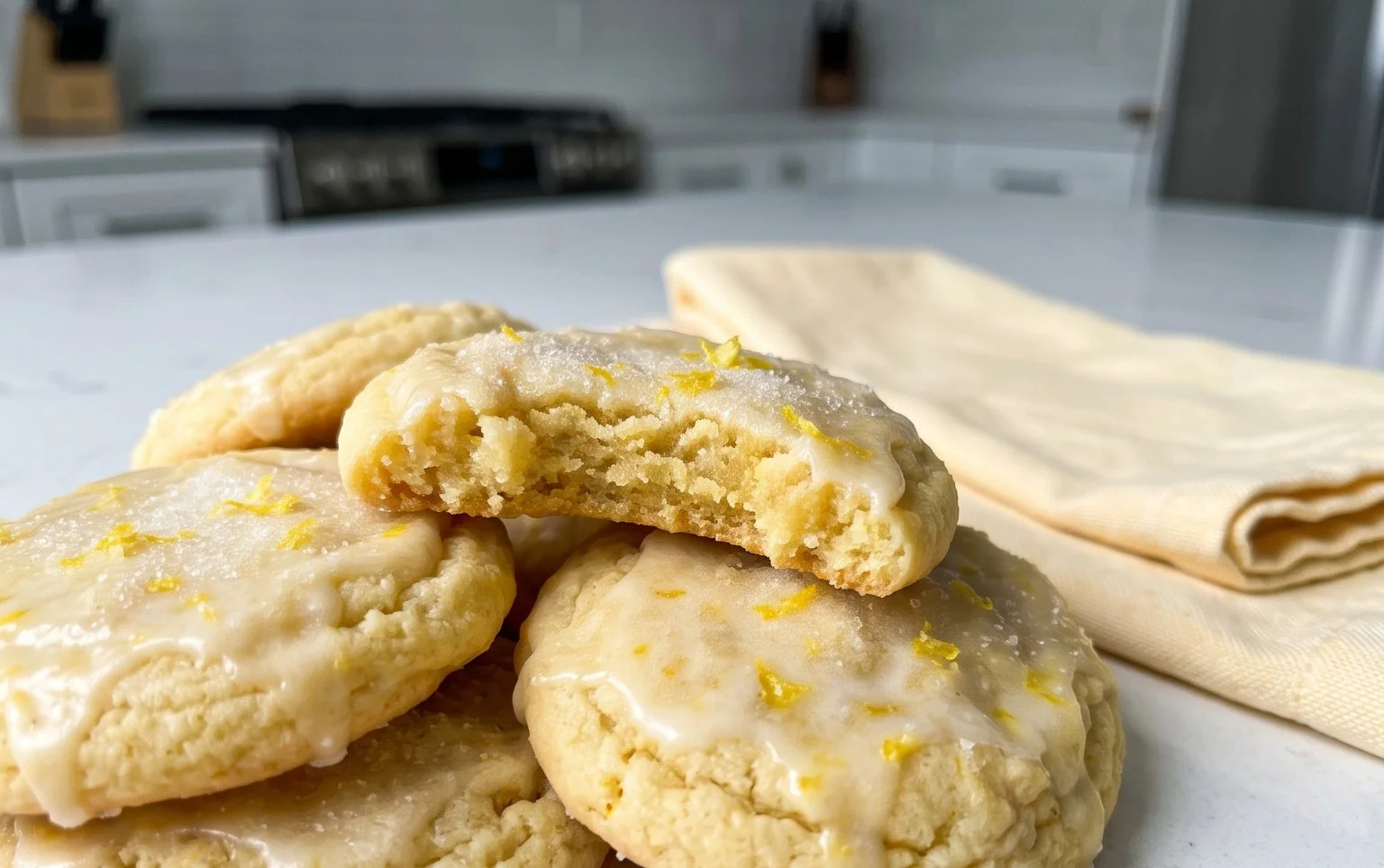 Soft & Chewy Lemon Cookies